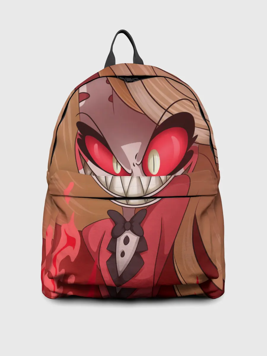 Рюкзак джинсовый / Hazbin Hotel