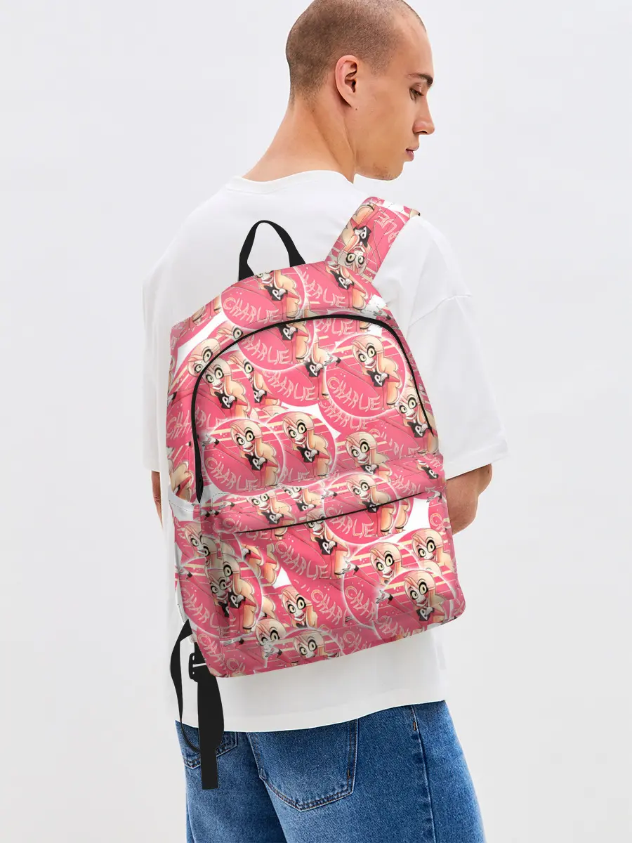 Рюкзак джинсовый / Отель хазбин