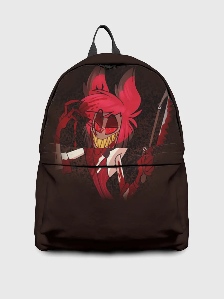 Рюкзак джинсовый / Hazbin Hotel