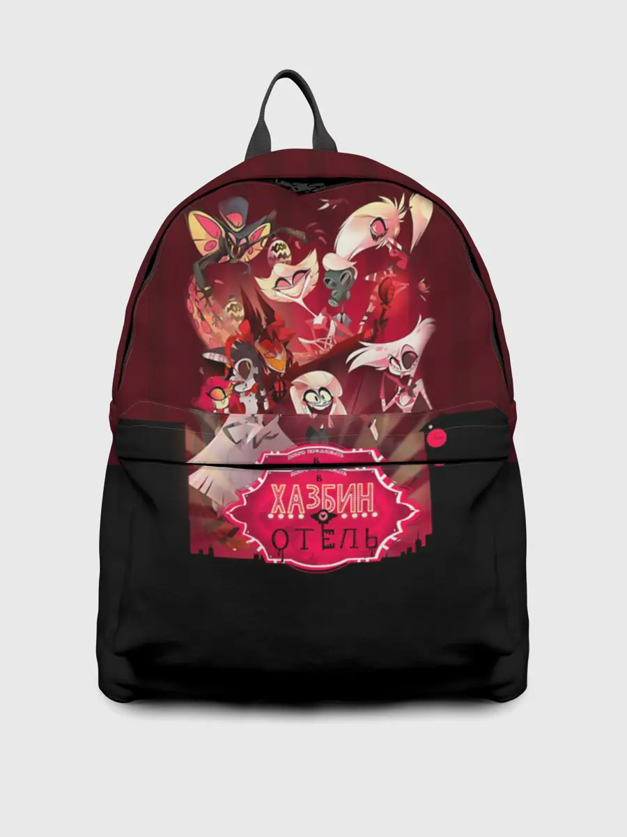 Рюкзак джинсовый / Hazbin Hotel