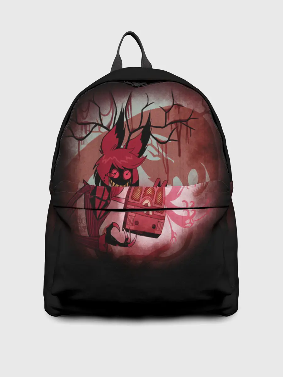 Рюкзак джинсовый / Hazbin Hotel