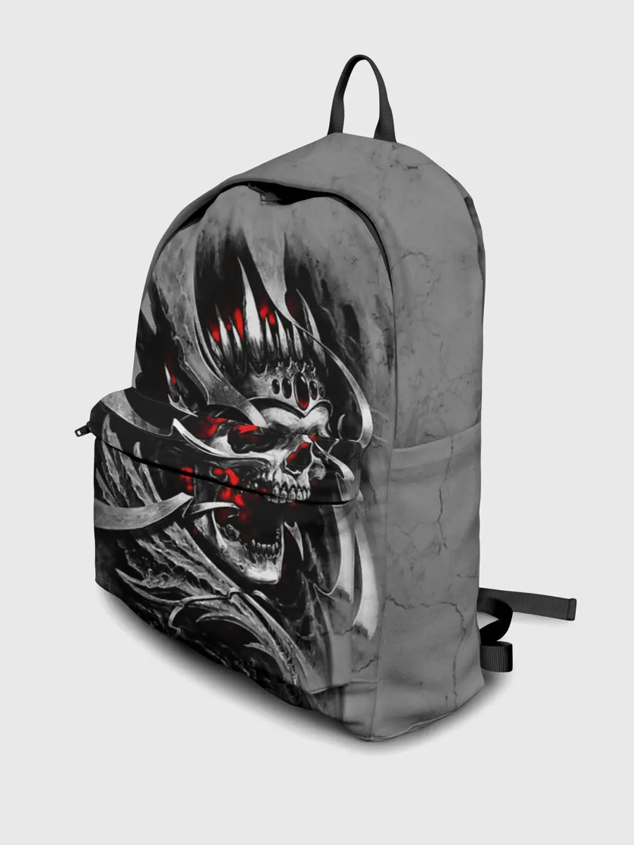 Рюкзак джинсовый / Skull through metal