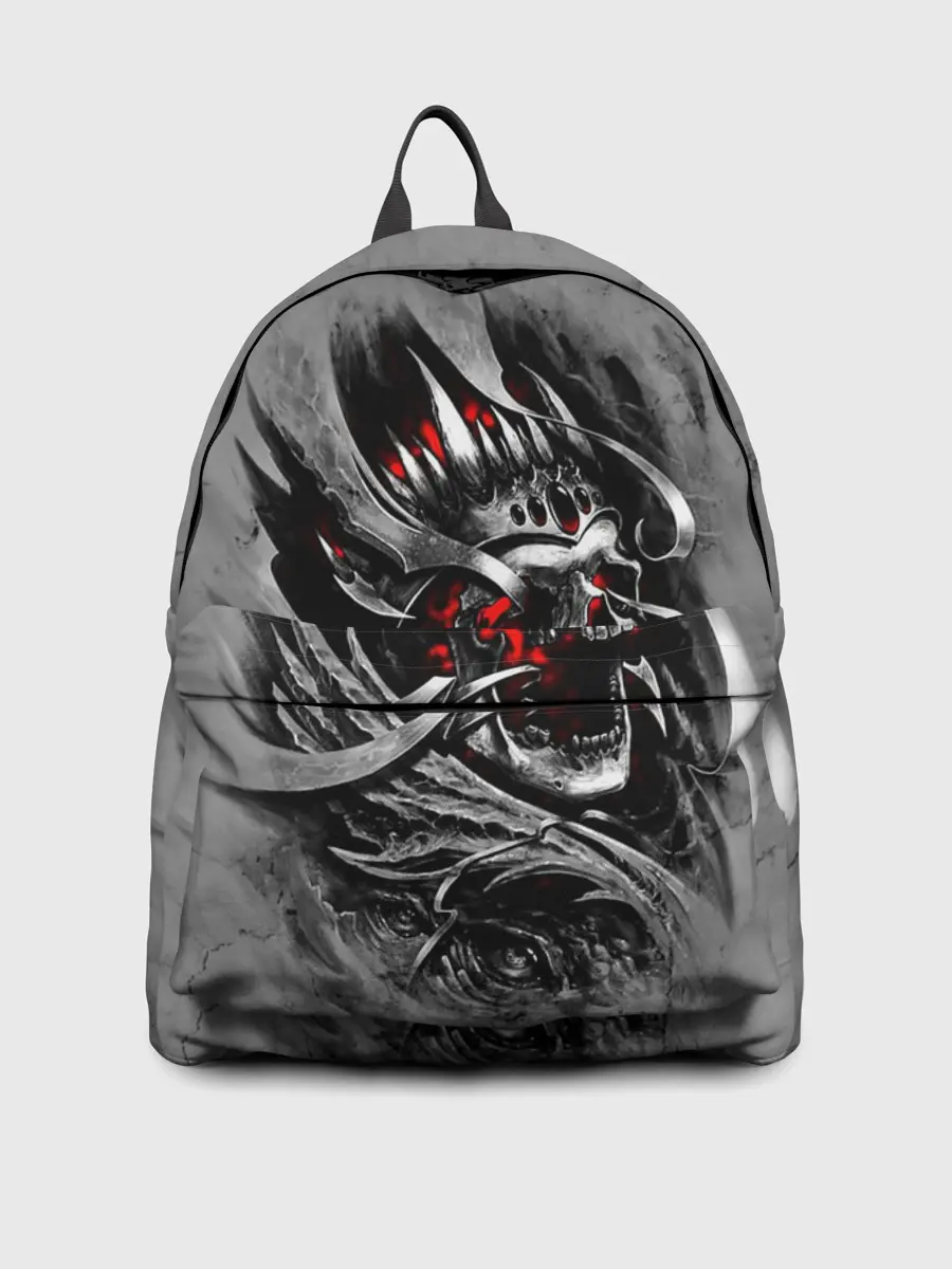 Рюкзак джинсовый / Skull through metal