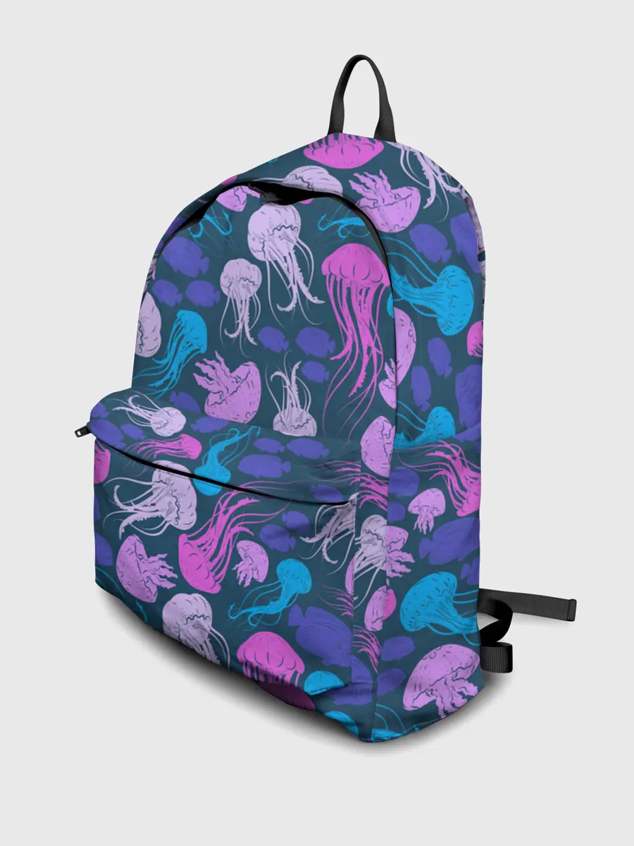 Рюкзак джинсовый / Медузы