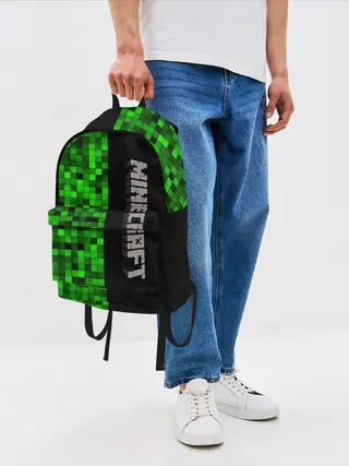 Рюкзак джинсовый / MINECRAFT