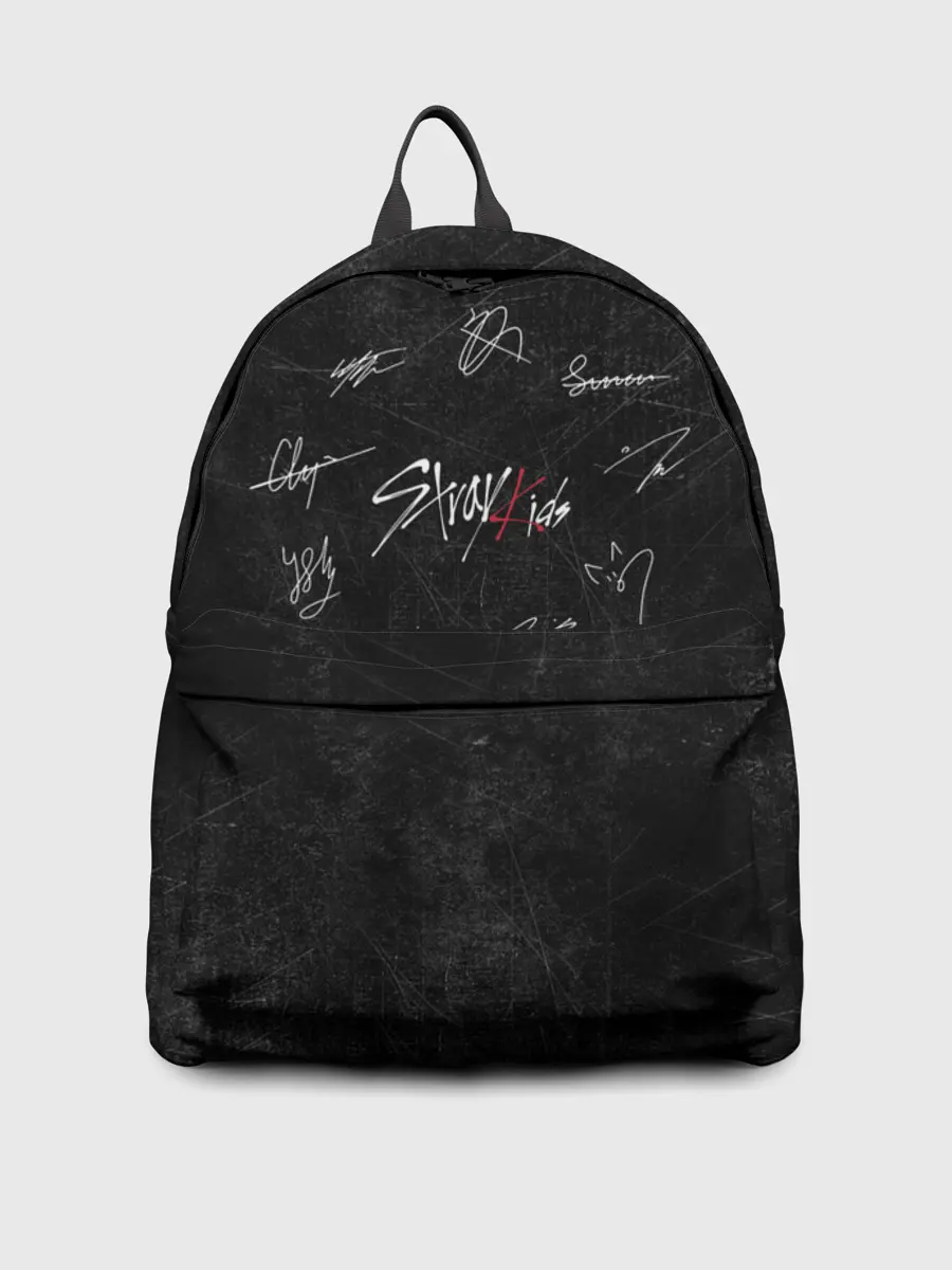Рюкзак джинсовый / Автографы Stray Kids