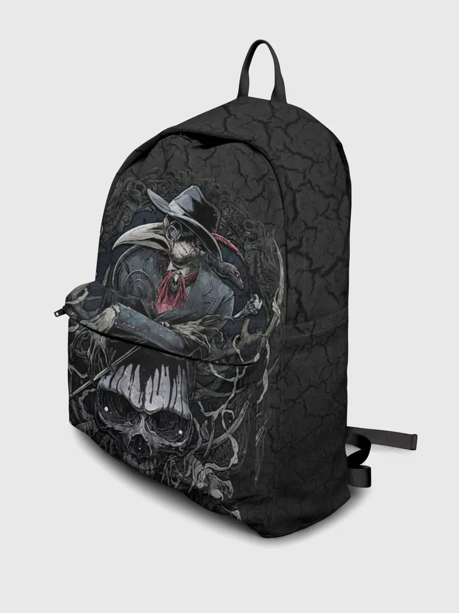 Рюкзак джинсовый / Plague Doctor and Skull