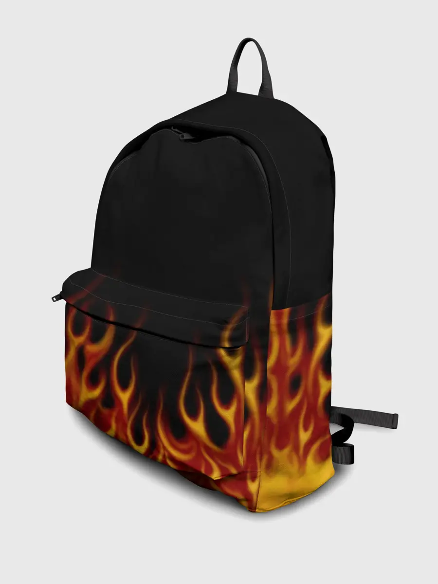 Рюкзак джинсовый / Пламя Old School