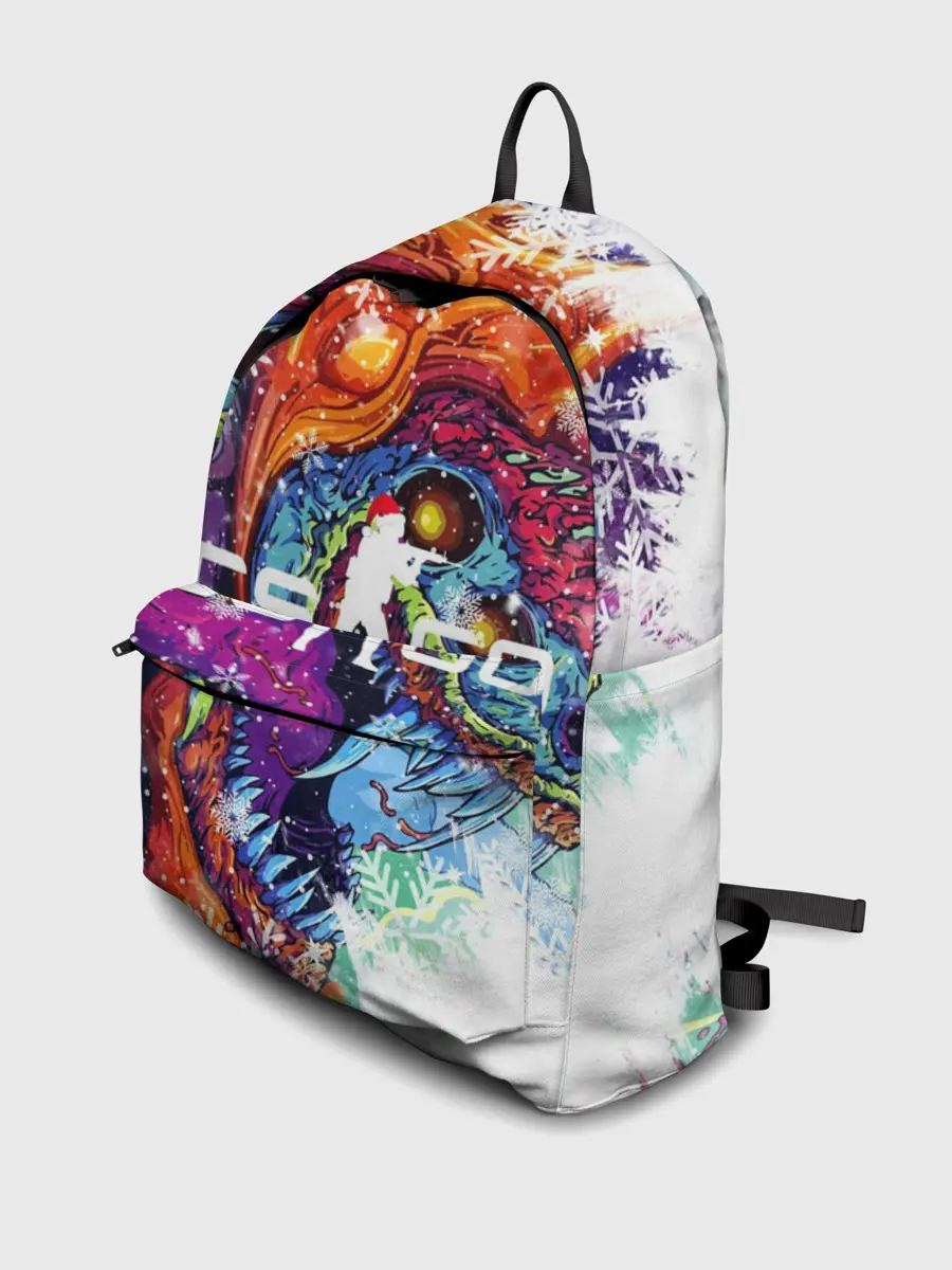 Рюкзак джинсовый / Новогодний CS GO