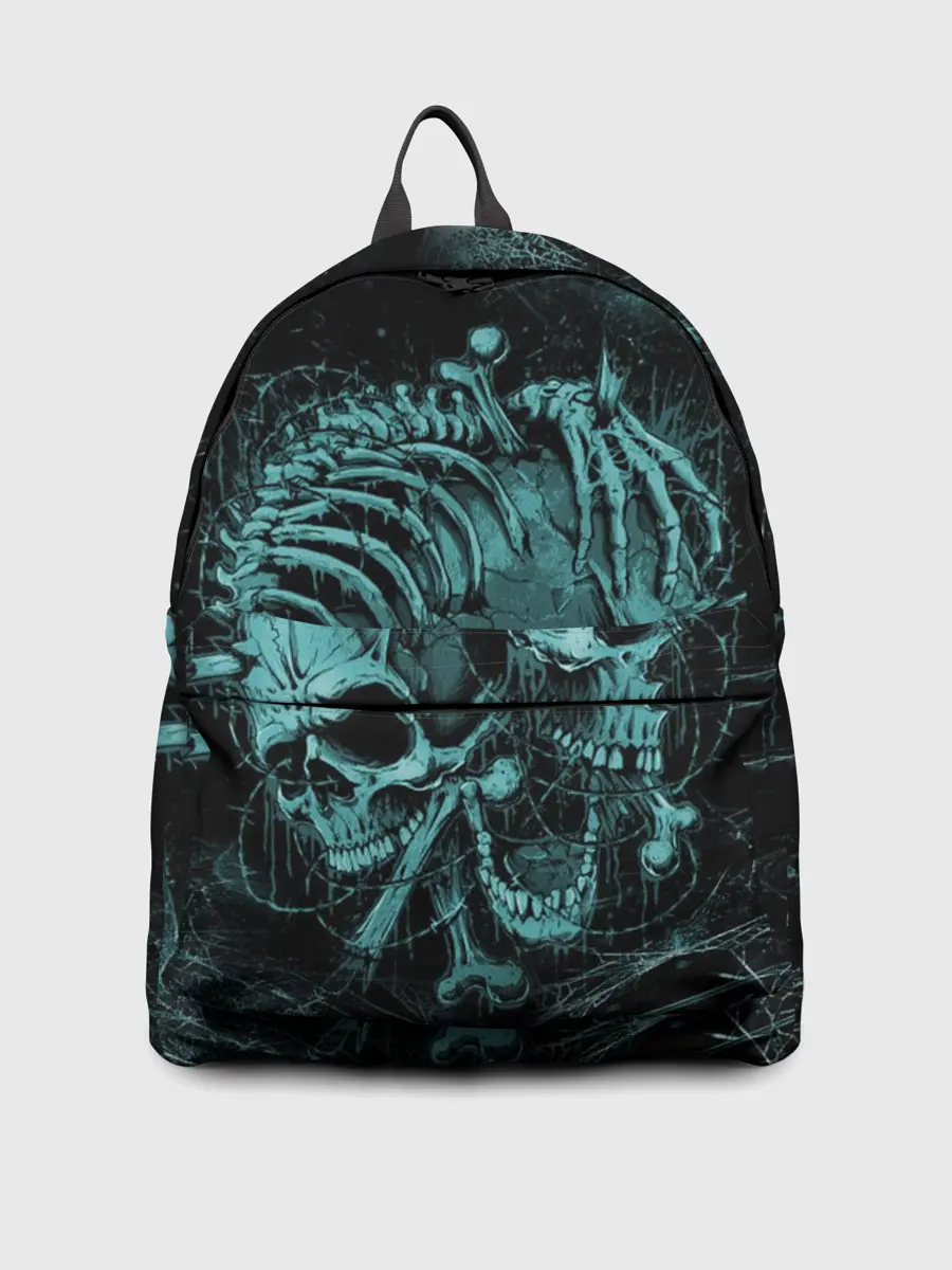 Рюкзак джинсовый / two skulls