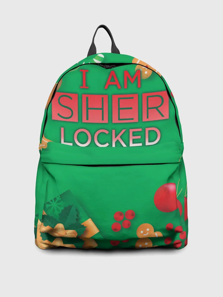 Рюкзак джинсовый / Новогодний Sherlock