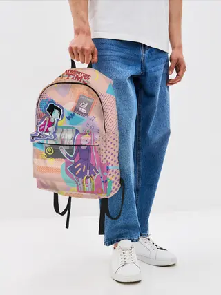 Рюкзак джинсовый / Принцесса Бубльгум и Марселин