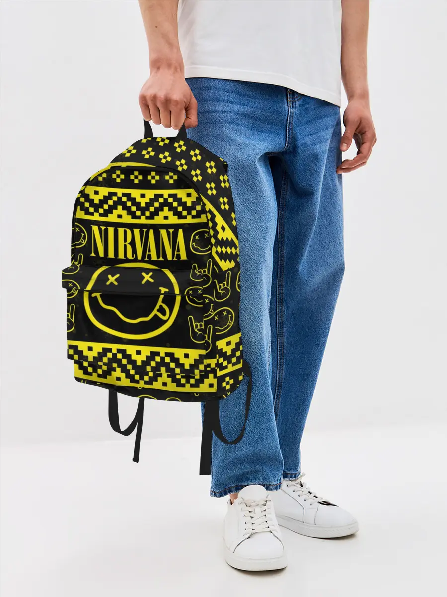Рюкзак джинсовый / НОВОГОДНЯЯ NIRVANA