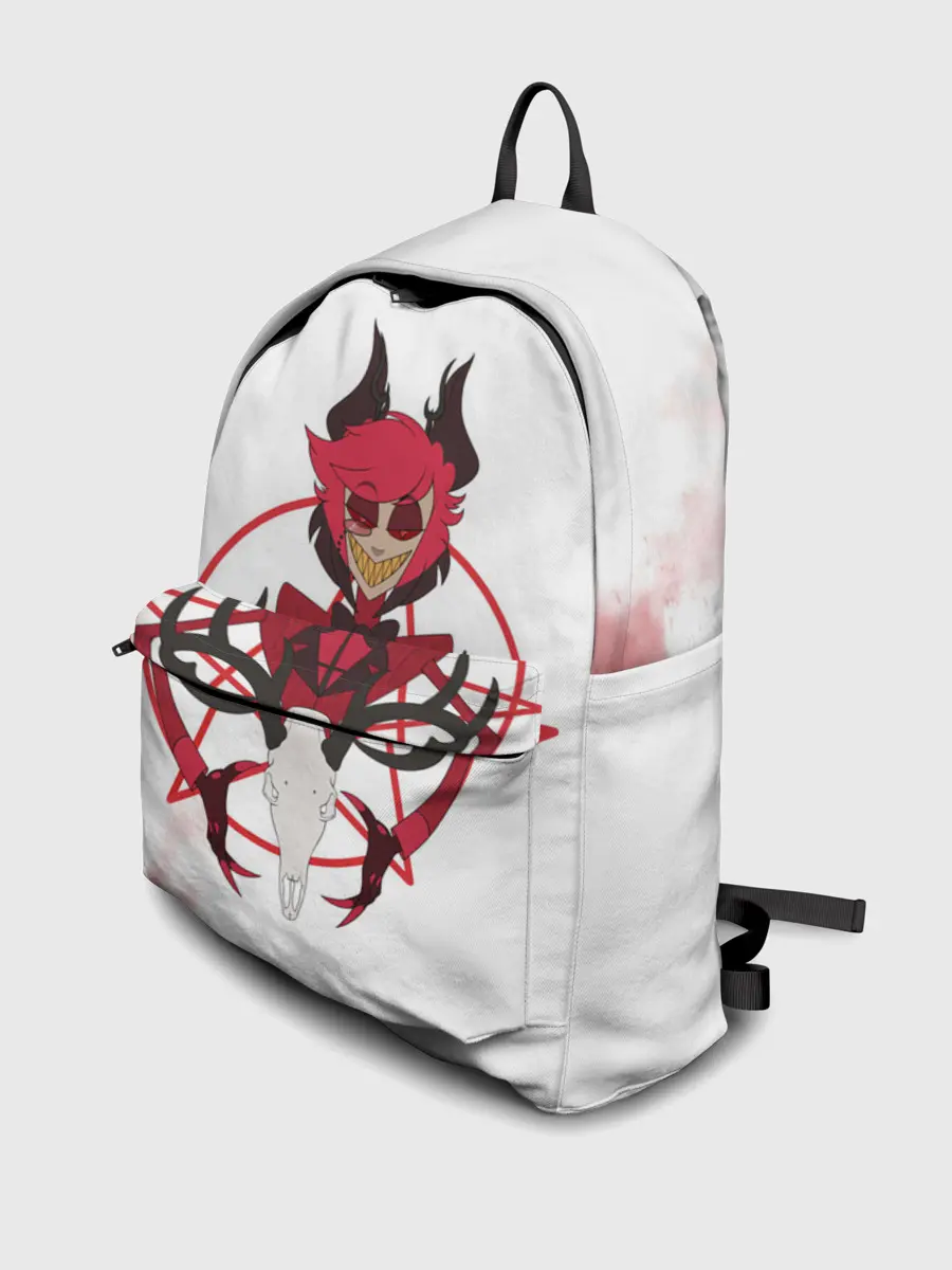 Рюкзак джинсовый / Hazbin Hotel