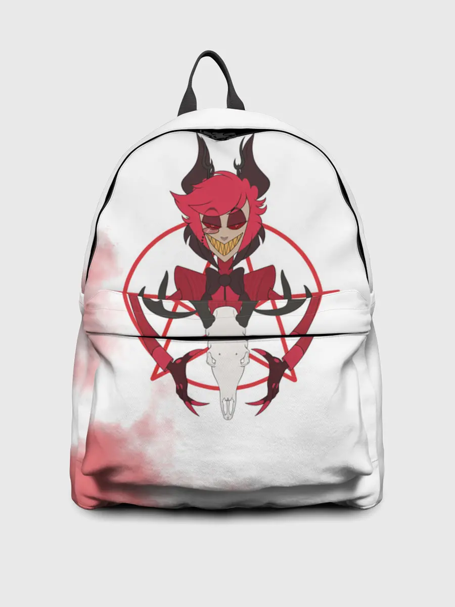 Рюкзак джинсовый / Hazbin Hotel