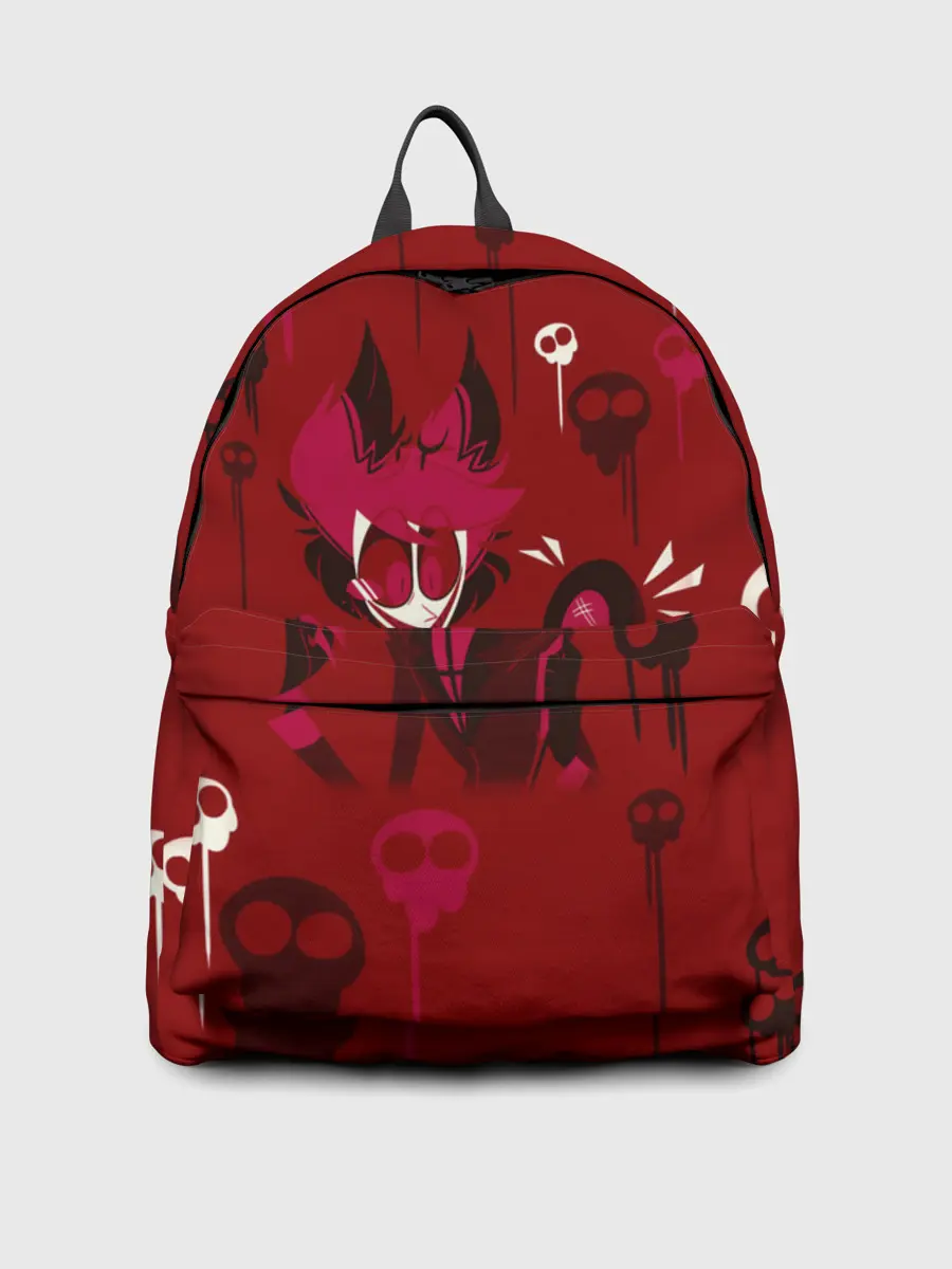 Рюкзак джинсовый / Hazbin Hotel