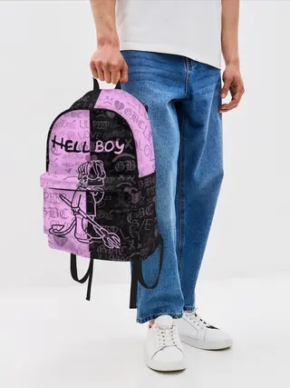 Рюкзак джинсовый / LIL PEEP HELL BOY