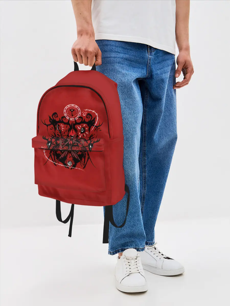 Рюкзак джинсовый / Отель Хазбин