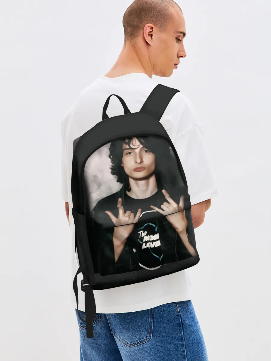 Рюкзак джинсовый / finn wolfhard