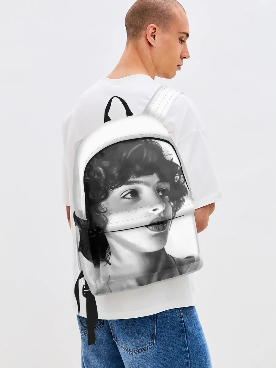 Рюкзак джинсовый / finn wolfhard