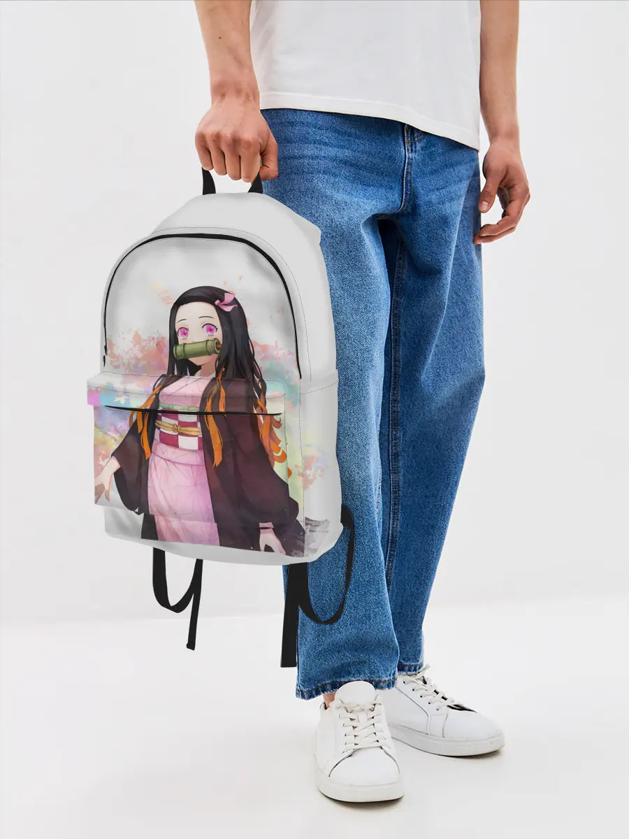 Рюкзак джинсовый / Nezuko Kamado