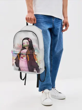 Рюкзак джинсовый / Nezuko Kamado