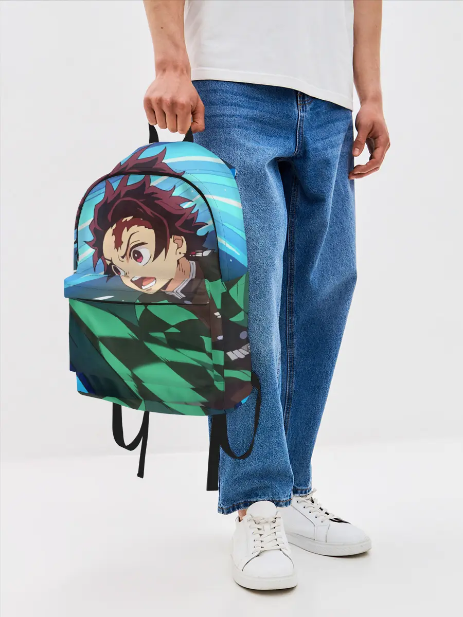 Рюкзак джинсовый / Клинок рассекающий демонов