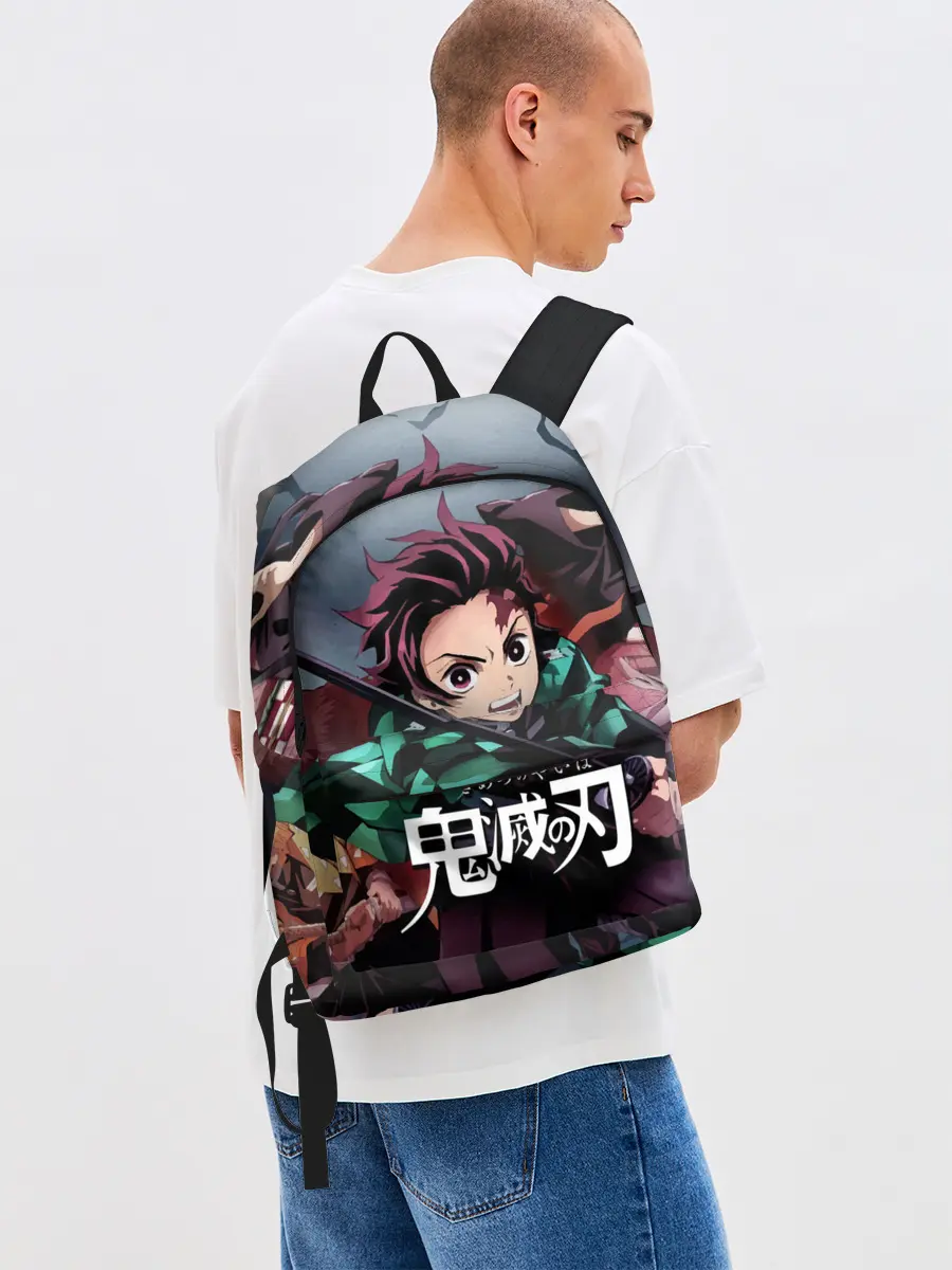 Рюкзак джинсовый / Клинок рассекающий демонов