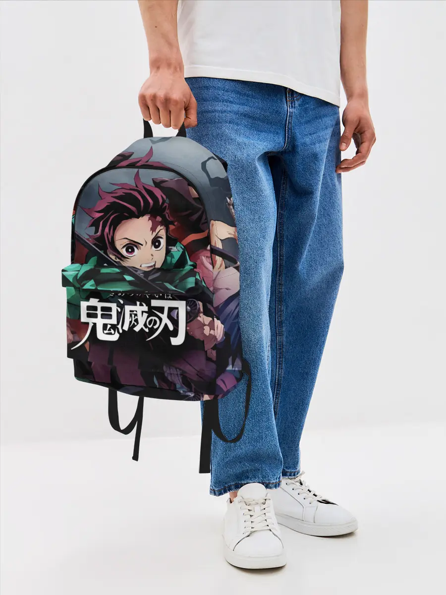 Рюкзак джинсовый / Клинок рассекающий демонов