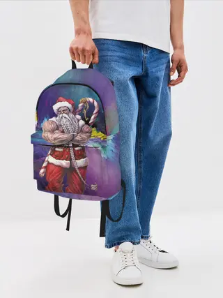 Рюкзак джинсовый / Крутой дед