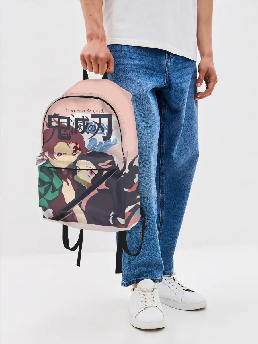 Рюкзак джинсовый / Клинок рассекающий демонов