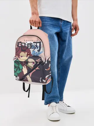 Рюкзак джинсовый / Клинок рассекающий демонов
