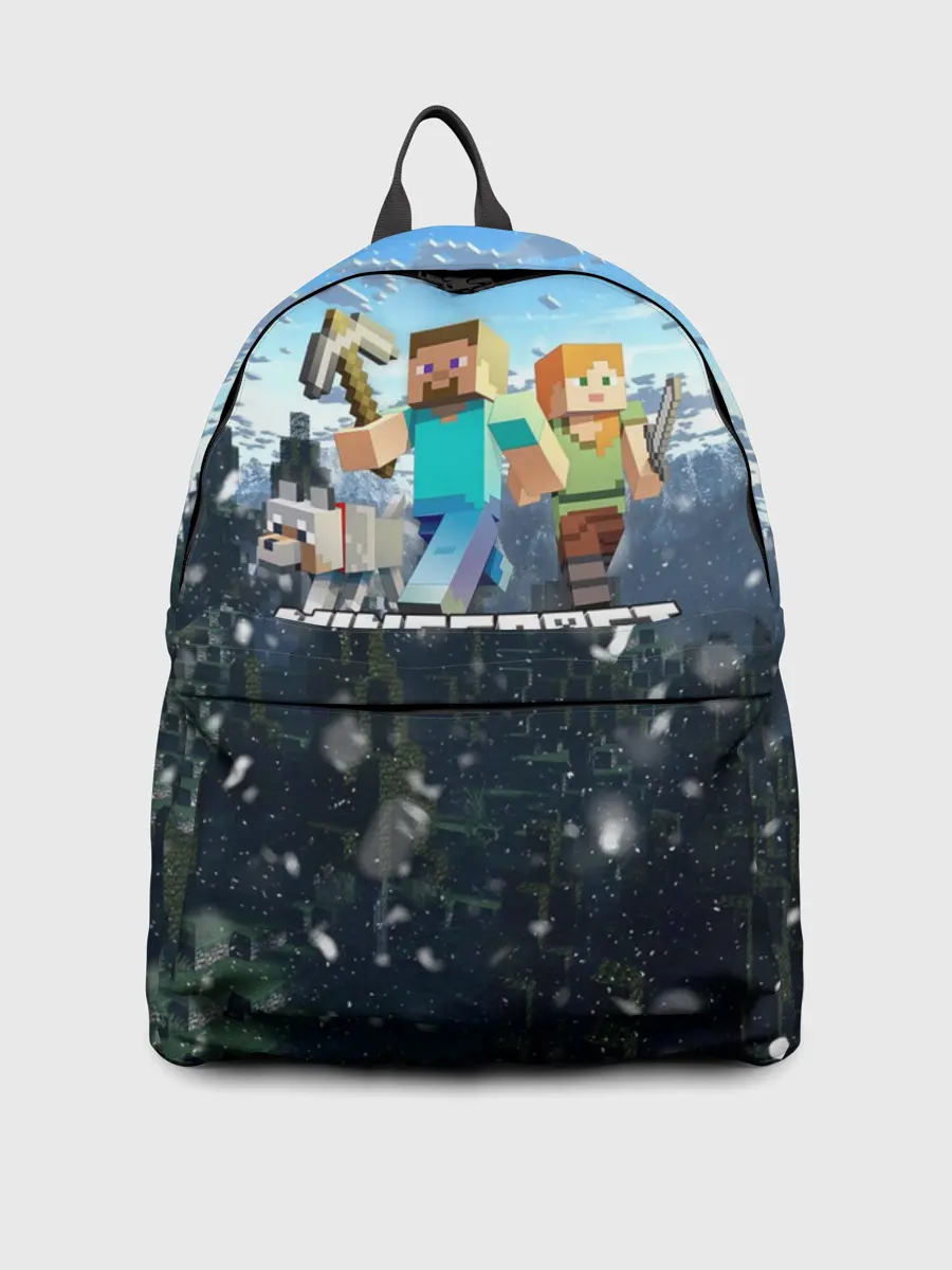 Рюкзак джинсовый / Minecraft / Майнкрафт