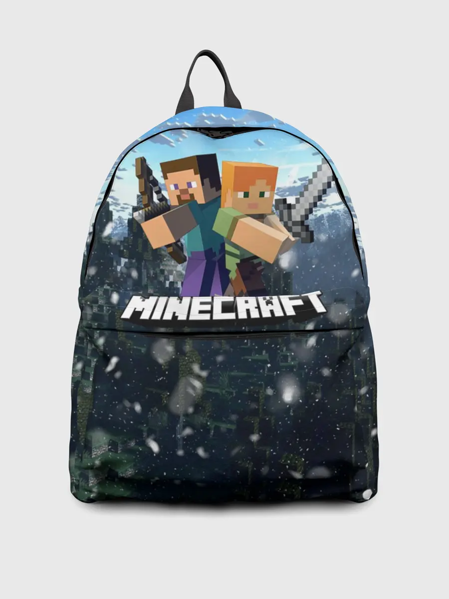 Рюкзак джинсовый / Minecraft / Майнкрафт