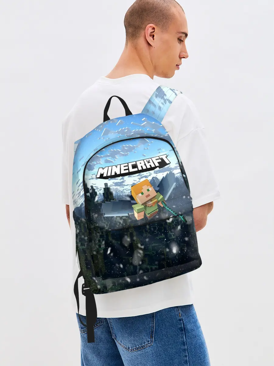 Рюкзак джинсовый / Minecraft / Майнкрафт