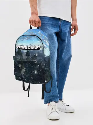 Рюкзак джинсовый / Minecraft / Майнкрафт