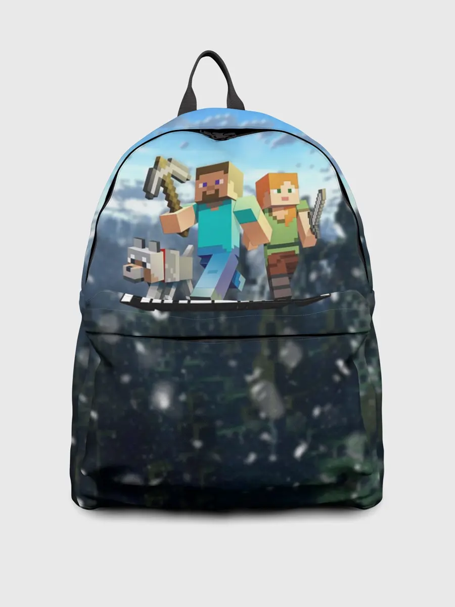 Рюкзак джинсовый / Minecraft / Майнкрафт