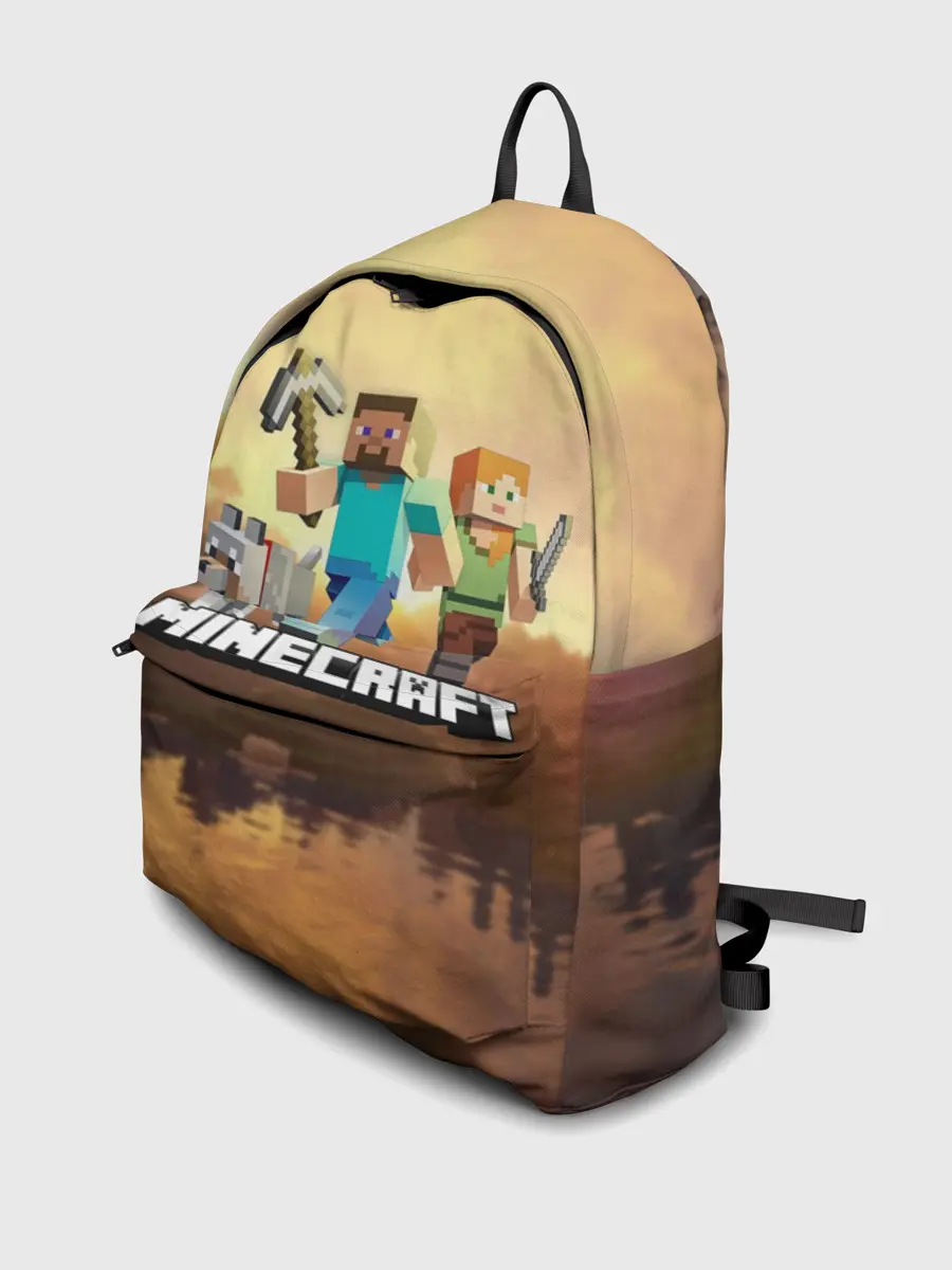 Рюкзак джинсовый / Minecraft / Майнкрафт