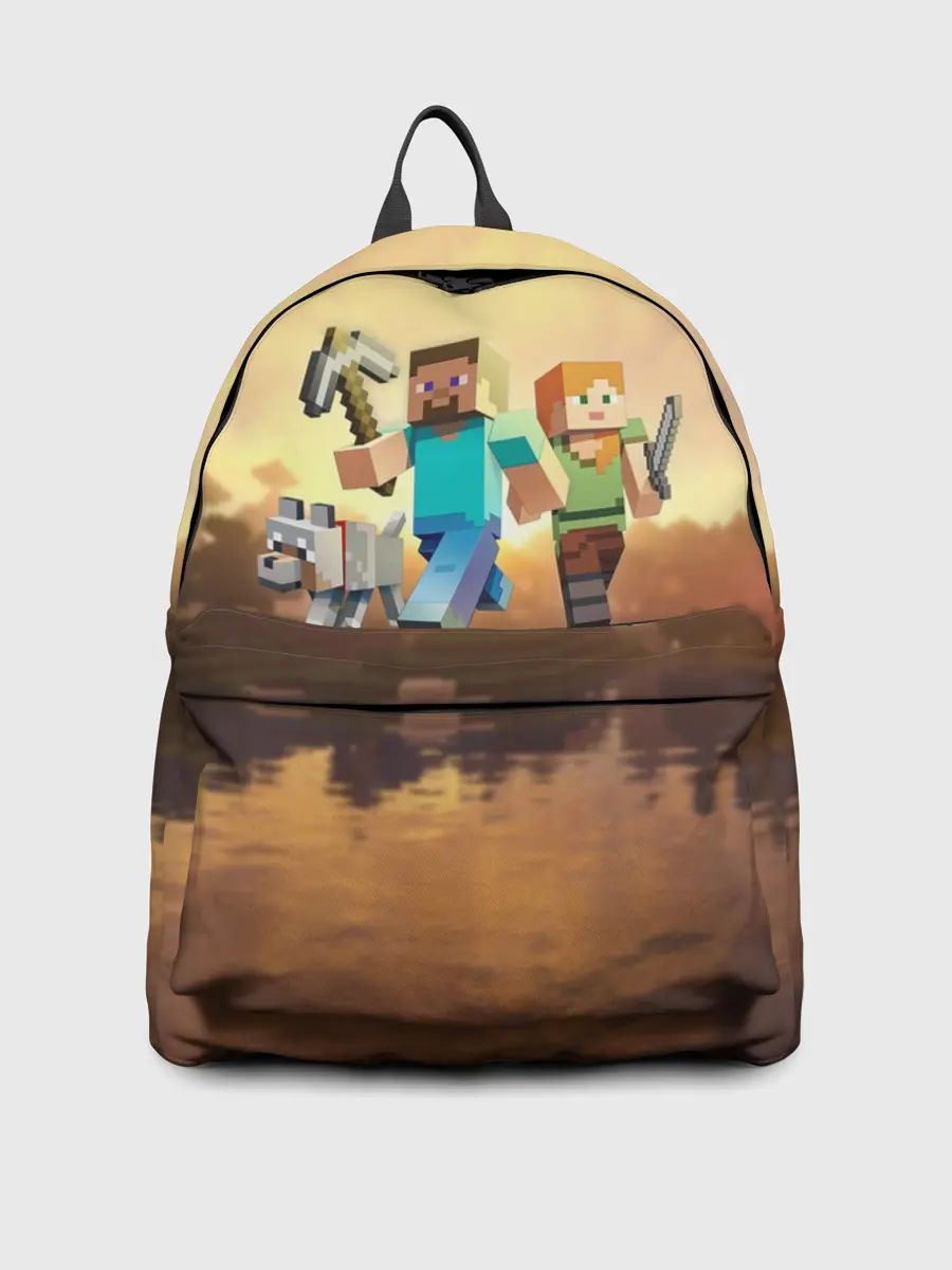 Рюкзак джинсовый / Minecraft / Майнкрафт