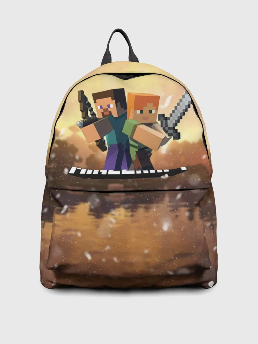 Рюкзак джинсовый / Minecraft / Майнкрафт