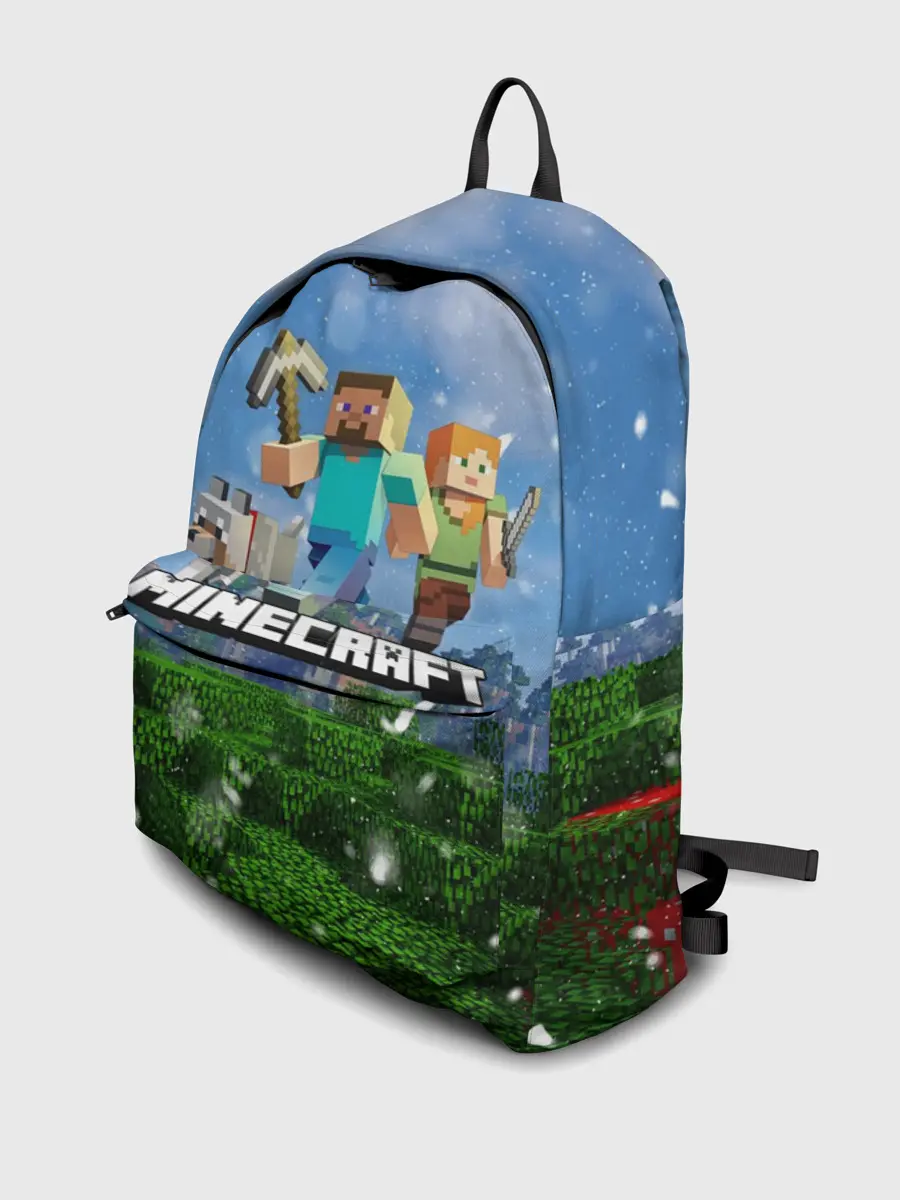 Рюкзак джинсовый / Minecraft / Майнкрафт