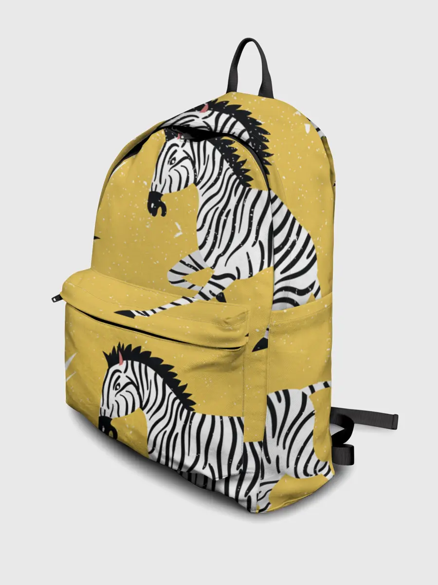 Рюкзак джинсовый / Зебра АРТ