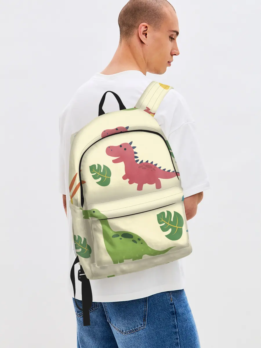 Рюкзак джинсовый / Динозаврики