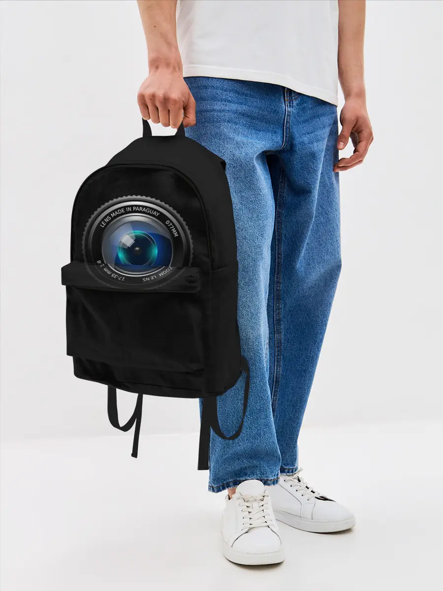 Рюкзак джинсовый / Объектив