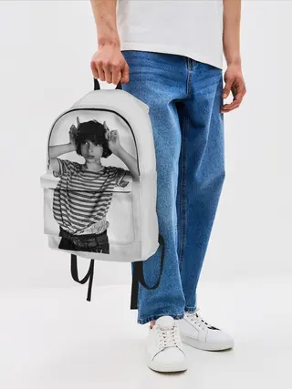 Рюкзак джинсовый / finn wolfhard