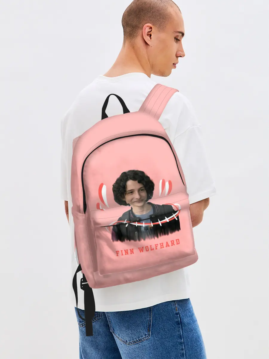 Рюкзак джинсовый / finn wolfhard