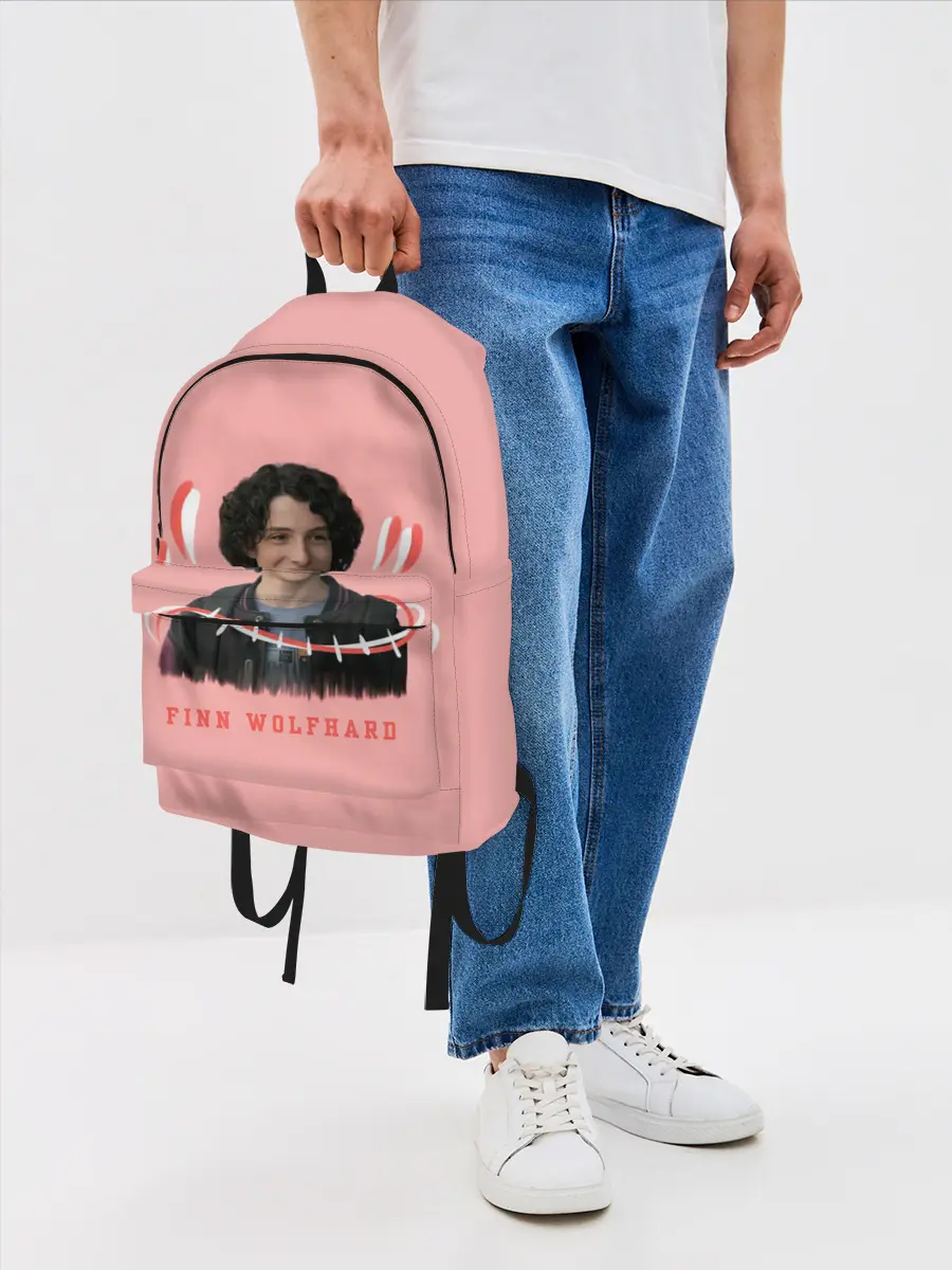 Рюкзак джинсовый / finn wolfhard