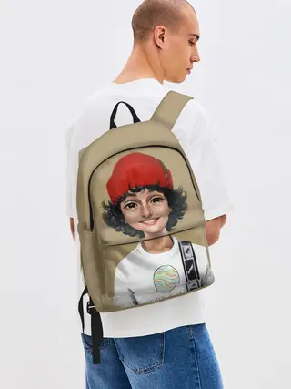 Рюкзак джинсовый / finn wolfhard