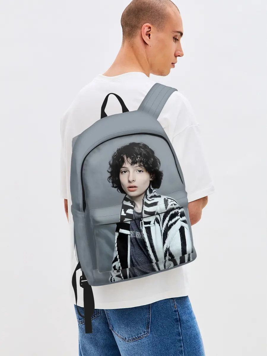 Рюкзак джинсовый / finn wolfhard