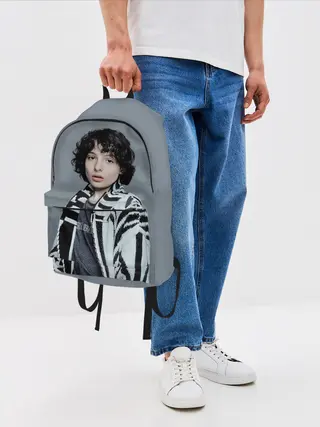 Рюкзак джинсовый / finn wolfhard